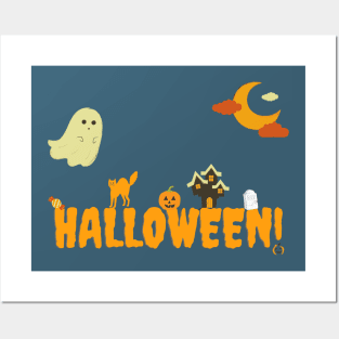 Halloween day Posters and Art